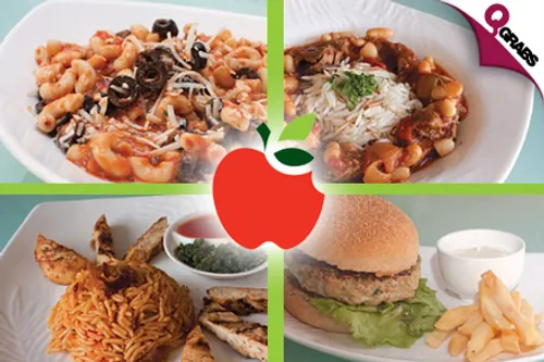 For QR35 have your choice of sinfully healthy meals, beverages, and snacks from the Diet Shop (QR70 value)